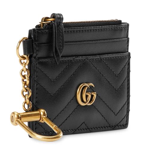 gucci womens credit card holder|Gucci gg marmont card holder.